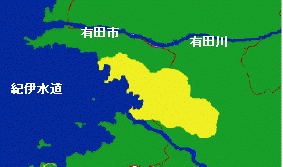 湯浅町位置図