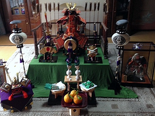 端午の節句展示