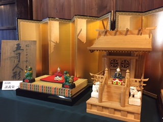 天神飾り展示会場
